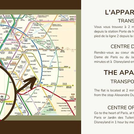 41.Appart 4Pers#1 Bedroom #Pere Lachaise #Nation باريس المظهر الخارجي الصورة